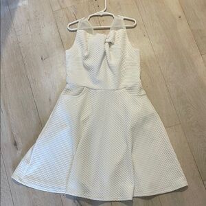 Like New Blush by US Angels white party dress